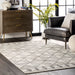 Trellis Pattern Area Rug Off White 120x180 cm