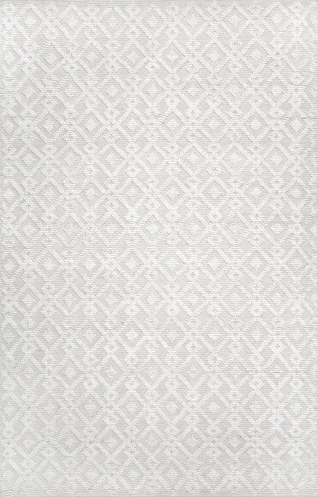 Trellis Pattern Ivory Area Rug 120x180 cm