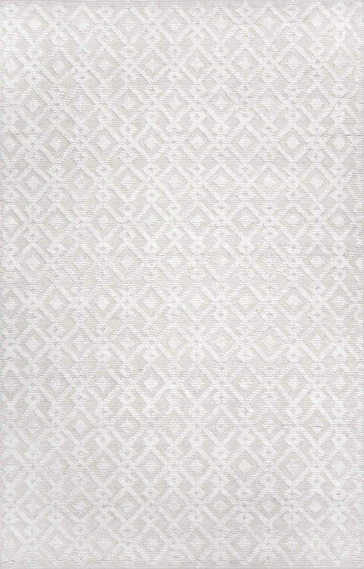 Trellis Pattern Ivory Area Rug 120x180 cm