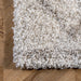 Trellis Pattern Shag Rug 120x180cm Natural Fiber