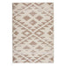 Tappeto Tribal 5090 W Hi-Low Shaggy Beige/Marrone/Avorio