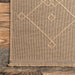 Tribal Area Rug 120x180 cm Natural Soft Durable Design