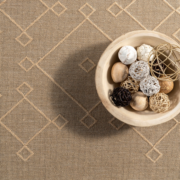 Tribal Area Rug 120x180 cm Natural Soft Durable Design