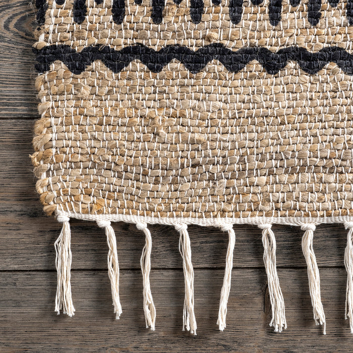 Tribal Area Rug for Bohemian and Farmhouse Decor