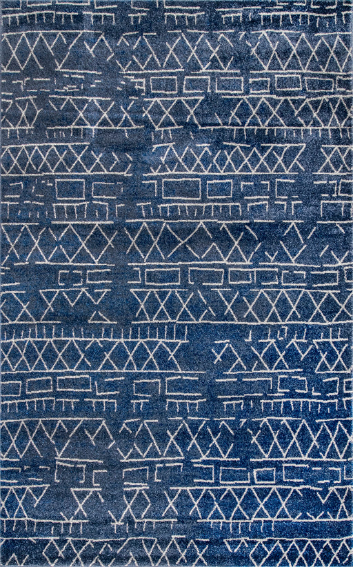 Tribal Blue Area Rug 120x180 cm Slitesterk design