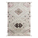 Tribal Chic Hand Knotted Wool Viscose Blend Area Rug