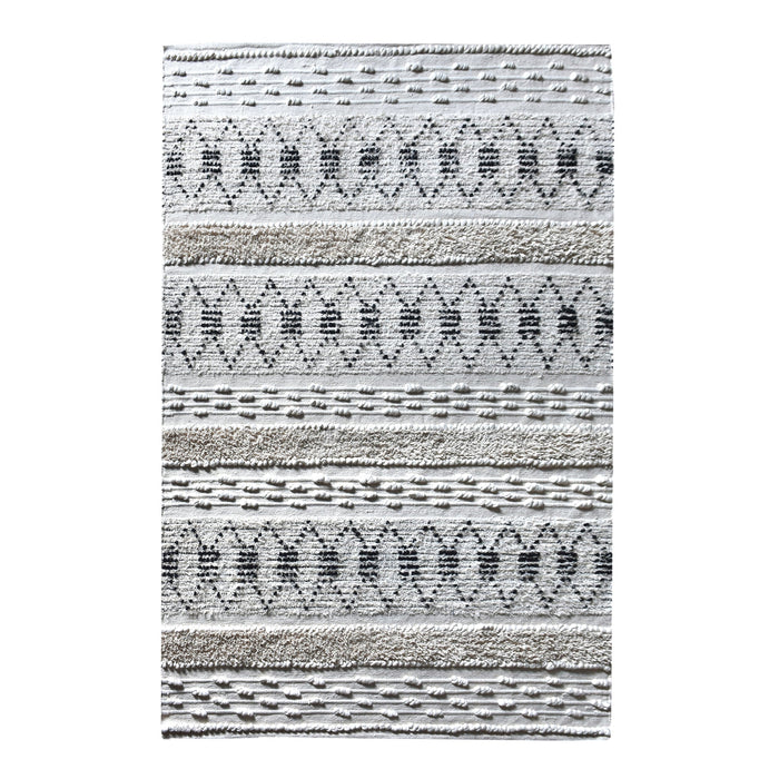 Tribal Design Cotton Area Rug for Living Space