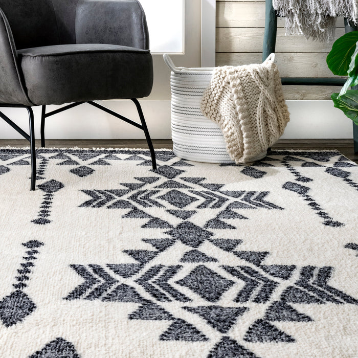 Tribal Dreamscape Non-Slip Rug 120x180 cm Beige