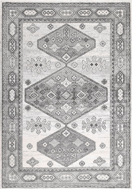 Tribal Geometric Area -matto Beige 120x180 cm