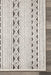 Tribal Geometric Beige Area Rug 50x80 cm