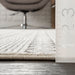 Tribal Geometric Beige Area Rug 50x80 cm