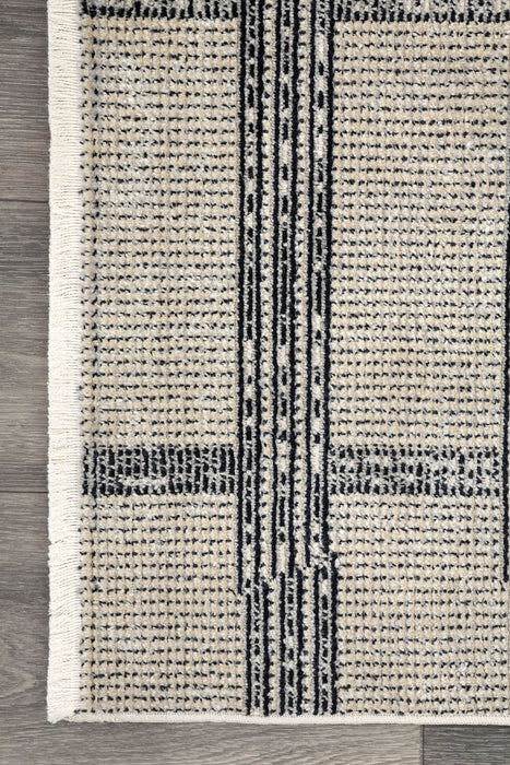 Tribal Grey Striped Area -matto 160x230 cm