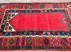 Tribal Handwoven Red Wool Rug 177cm x 114cm Vintage