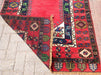 Tribal Handwoven Red Wool Rug 177cm x 114cm Vintage