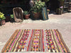 Tribal Kilim Vintage Rug 167cm x 130cm Handwoven Turkey