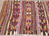 Tribal Kilim Vintage Rug 167cm x 130cm Handwoven Turkey