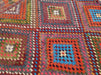 Tribal Kilim Vintage Rug 233cm x 198cm Handwoven Turkey