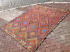 Tribal Kilim Vintage Rug 233cm x 198cm Handwoven Turkey