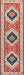 Tribal Medallion Machine Washable Rug 150x230 cm Rust