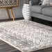 Tribal Pattern Area Rug in Ivory Shades