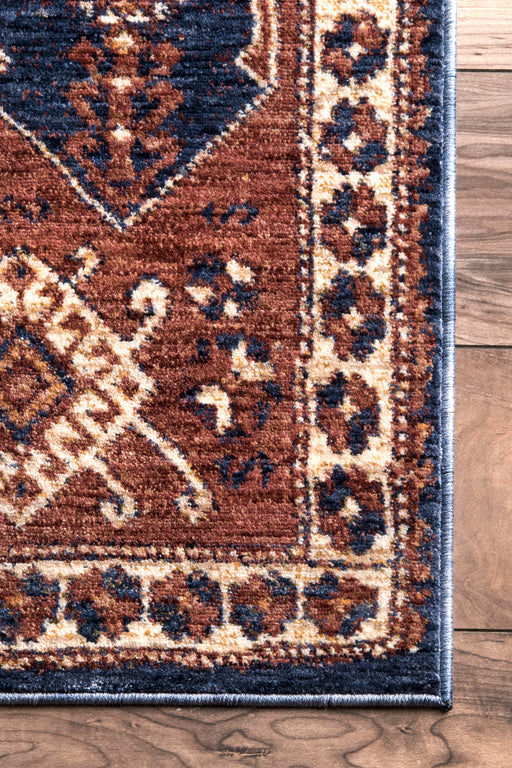 Tribal Rust Tokens Area Rug 50x80 cm