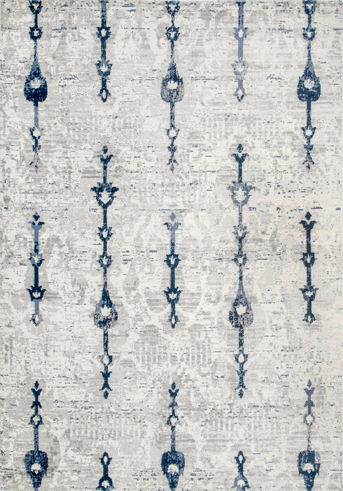 Tribal Silver Area Rug for Cozy Home Decor