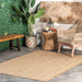 Tribal Striped Area Rug for Indoor and Outdoor Use