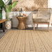 Tribal Striped Area Rug for Indoor and Outdoor Use