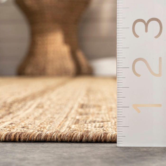 Tribal Striped Area Rug for Indoor and Outdoor Use