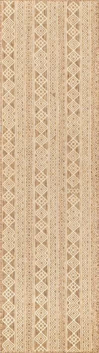 Tribal Striped Area Rug for Indoor and Outdoor Use