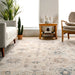 Tribal Washable Area Rug for Living Room 150x230 cm Beige