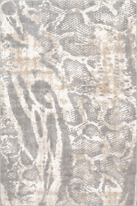 Tappeto Trina Beige con onde astratte 150x230 cm