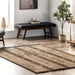 Tuareg Heritage Jute Area Rug 150 cm Natural Design
