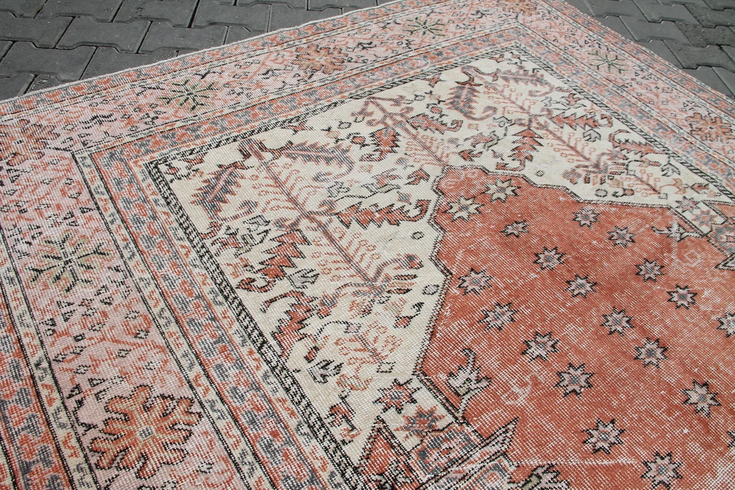 Turkish Area -matto 188cm x 292cm Käsintehty Vintage Design