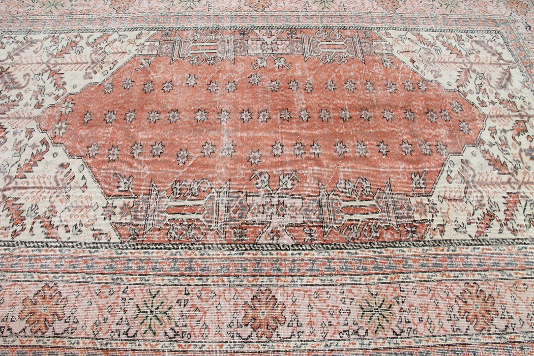 Turkish Area -matto 188cm x 292cm Käsintehty Vintage Design