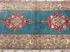 Turkish Hand Knotted Area Rug 265cm x 102cm 1930s