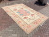 Turkish Hand Knotted Area Rug 284cm x 203cm 1940s