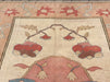 Turkish Hand Knotted Area Rug 284cm x 203cm 1940s