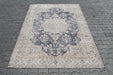 Turkish Hand Knotted Area Rug 288cm x 198cm Vintage