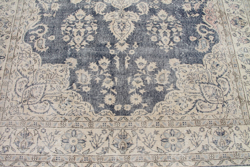 Turkish Hand Knotted Area Rug 288cm x 198cm Vintage