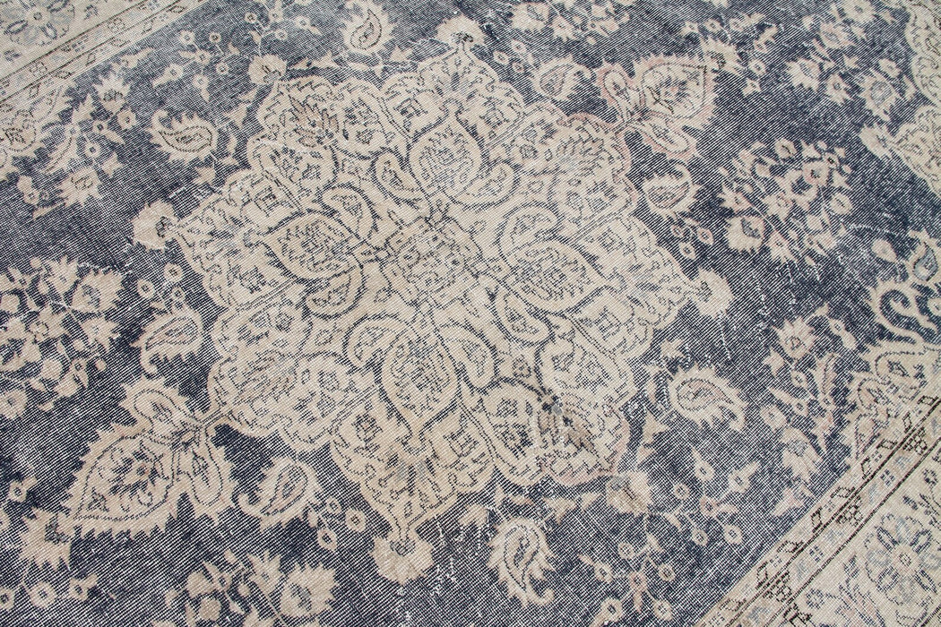 Turkish Hand Knotted Area Rug 288cm x 198cm Vintage