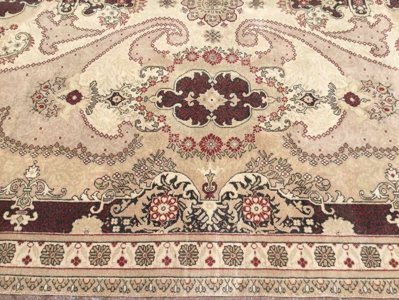 Turkish Hand Knotted Area Rug 304cm x 199cm
