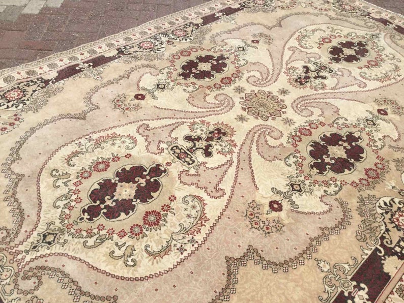 Turkish Hand Knotted Area Rug 304cm x 199cm