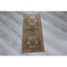 Turkish Hand-Knotted Mini Rug 35cm x 77cm Vintage Design