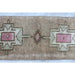 Turkish Hand-Knotted Mini Rug 35cm x 77cm Vintage Design