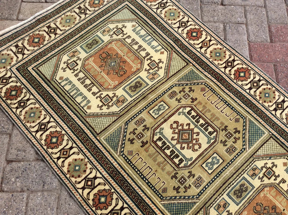 Turkish Hand Knotted Runner Rug 295cm x 88cm