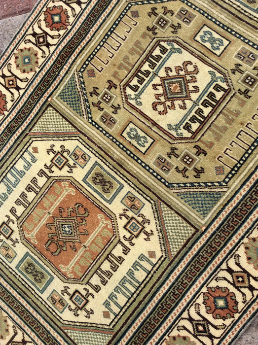 Turkish Hand Knotted Runner Rug 295cm x 88cm