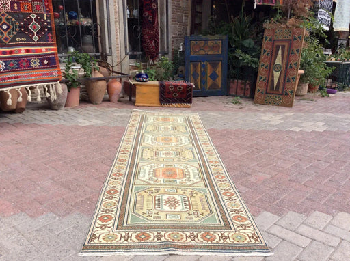 Turkish Hand Knotted Runner Rug 295cm x 88cm