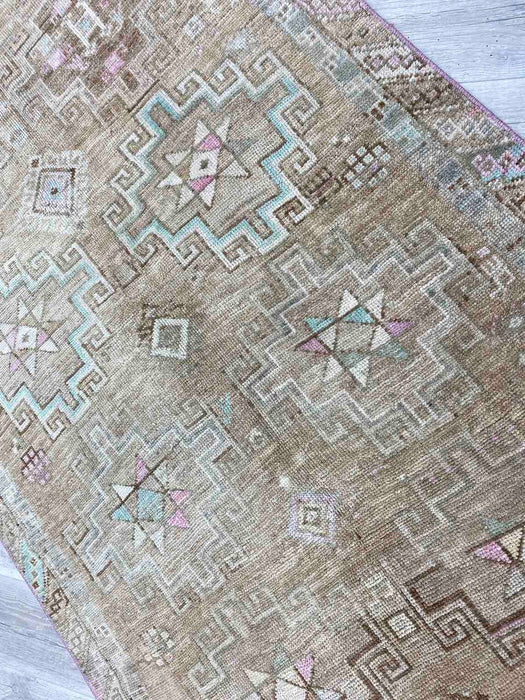 Turkish Hand Knotted Runner Rug 338 cm X 123 cm