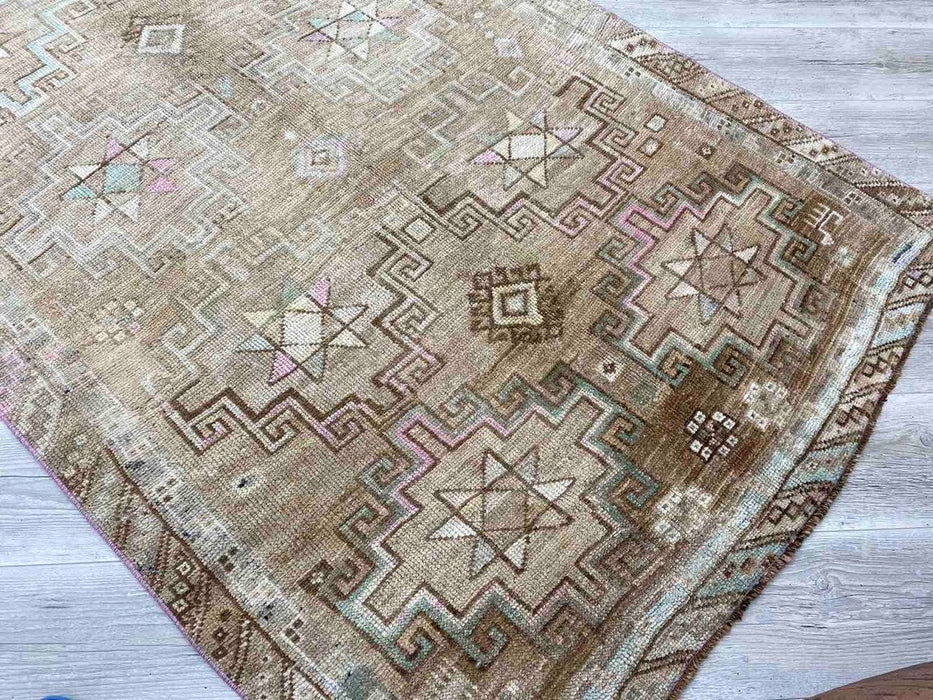 Turkish Hand Knotted Runner Rug 338 cm X 123 cm